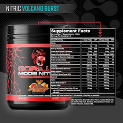 Gorilla Mind Nitric Up science chart shows nitric oxide ingredients.