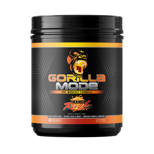 Gorilla Mode pump-action image highlighting intensified pumps and endurance.