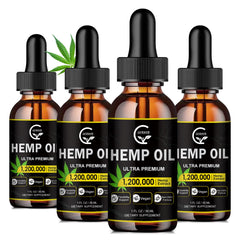 GORNVB High Potency Hemp Oil bottle front view for daily wellness support