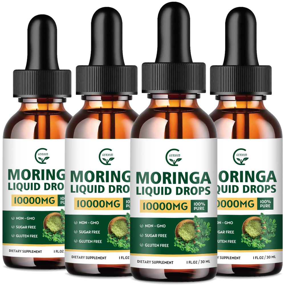 GORNVB Moringa Liquid Drops bottle for daily vitality and easy dosing.