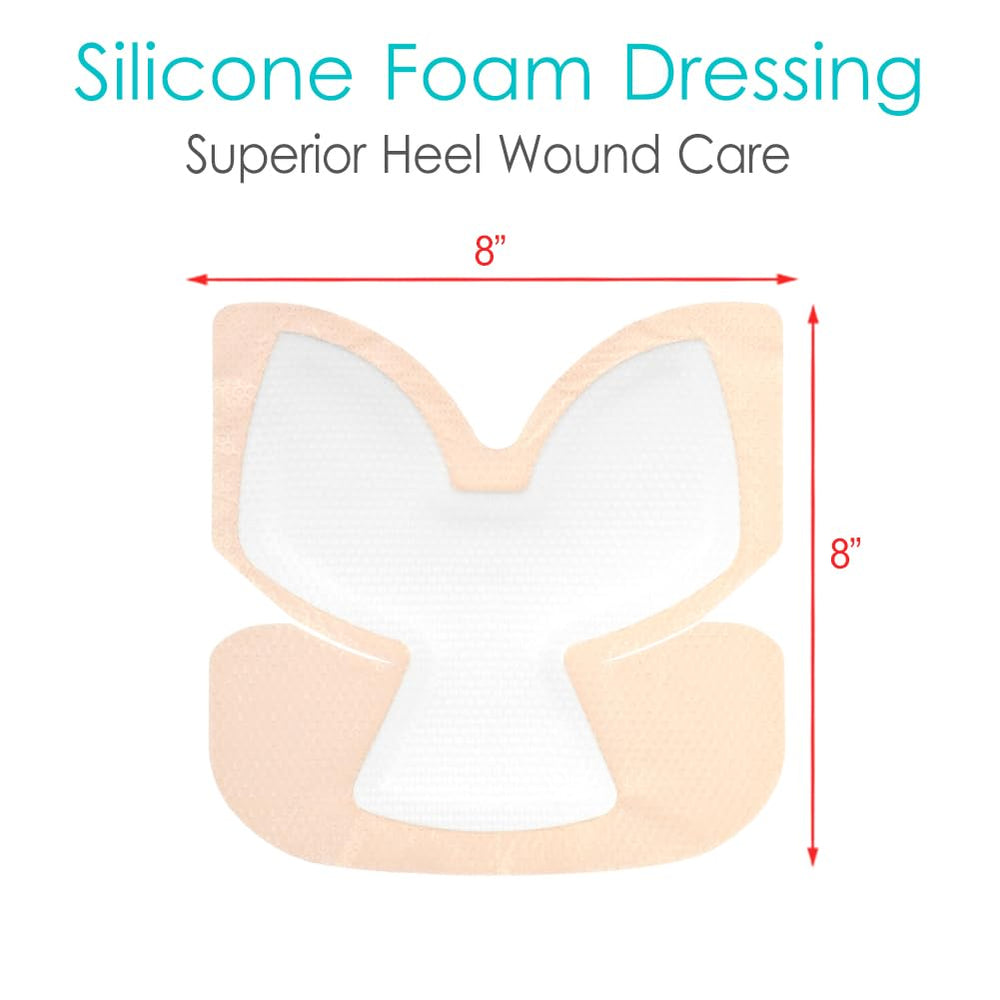 GoToHere bed sore prevention dressing cushions heel and ankle areas