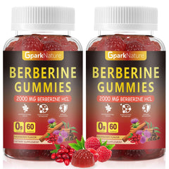 Gpark Nature Berberine Gummies raspberry flavor for convenient daily routine and metabolic balance.