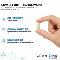 Granions daily routine setup with capsules as part of morning regimen