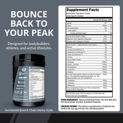 Granite Nutrition Recovery Fruit Blast tub close-up highlighting hydration and energy support