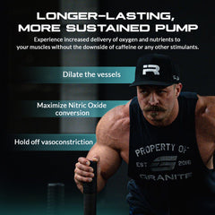 Granite Supplements arginine nitrate and citrulline ingredients highlighted for improved circulation.