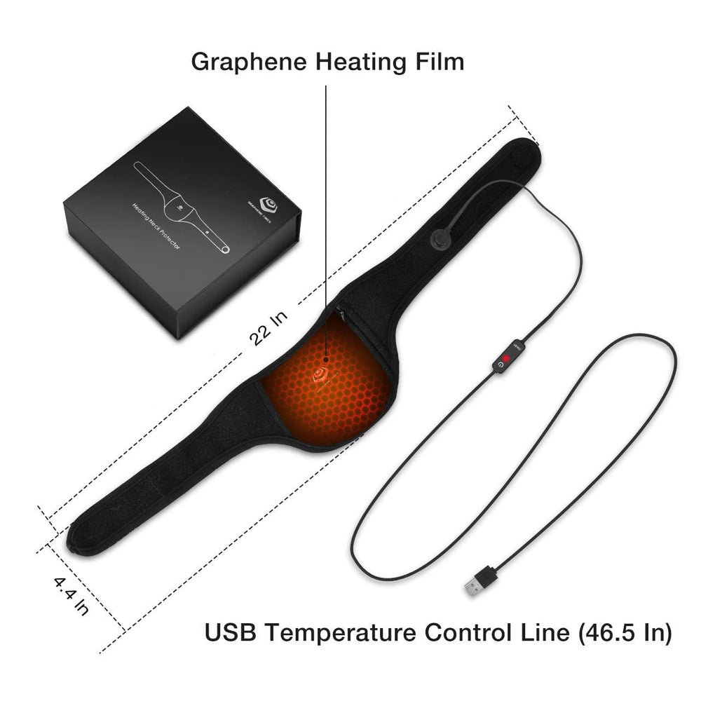 Graphene Times far-infrared warmth delivers gentle comfort across the neck and shoulders