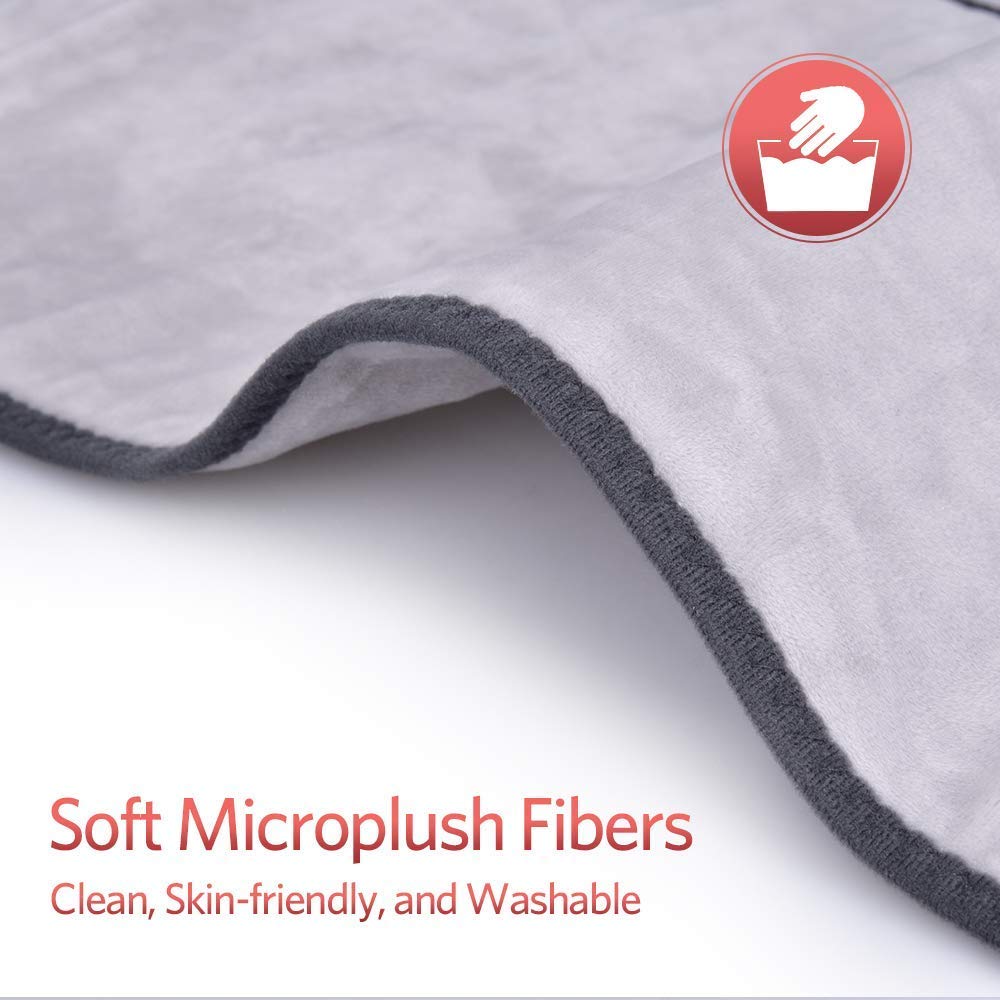 Graphene Times ultra-soft microfiber cover providing skin-friendly comfort.