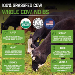 Grassfat Farm organ-meat complex container emphasizes whole-body nutrition in one bottle.