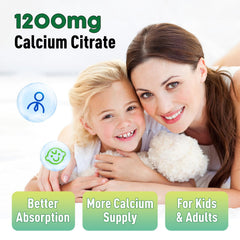 GREABBY calcium gummies close-up emphasizes easy-to-chew texture.