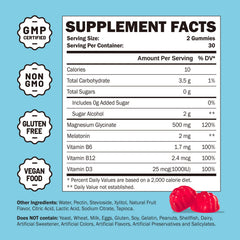 Melatonin-inclusive gummies supporting rest-friendly routine