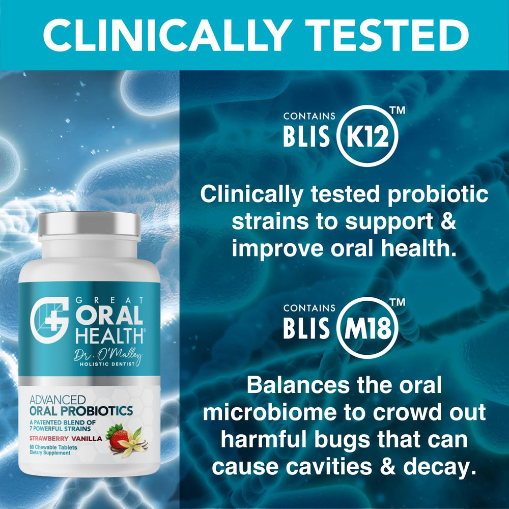 Strawberry vanilla flavor pack for a pleasant probiotic routine.