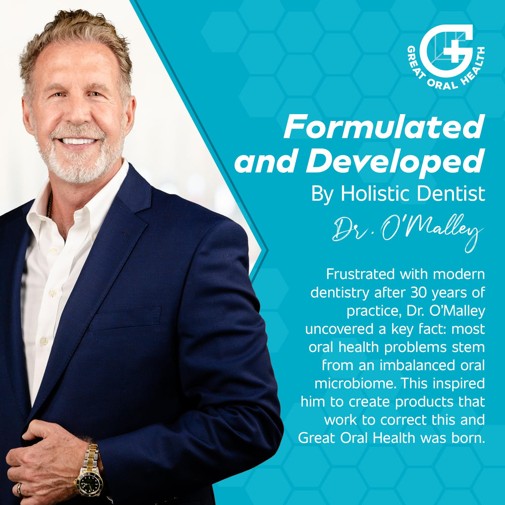 Great Oral Health daily routine visual showing complete oral care