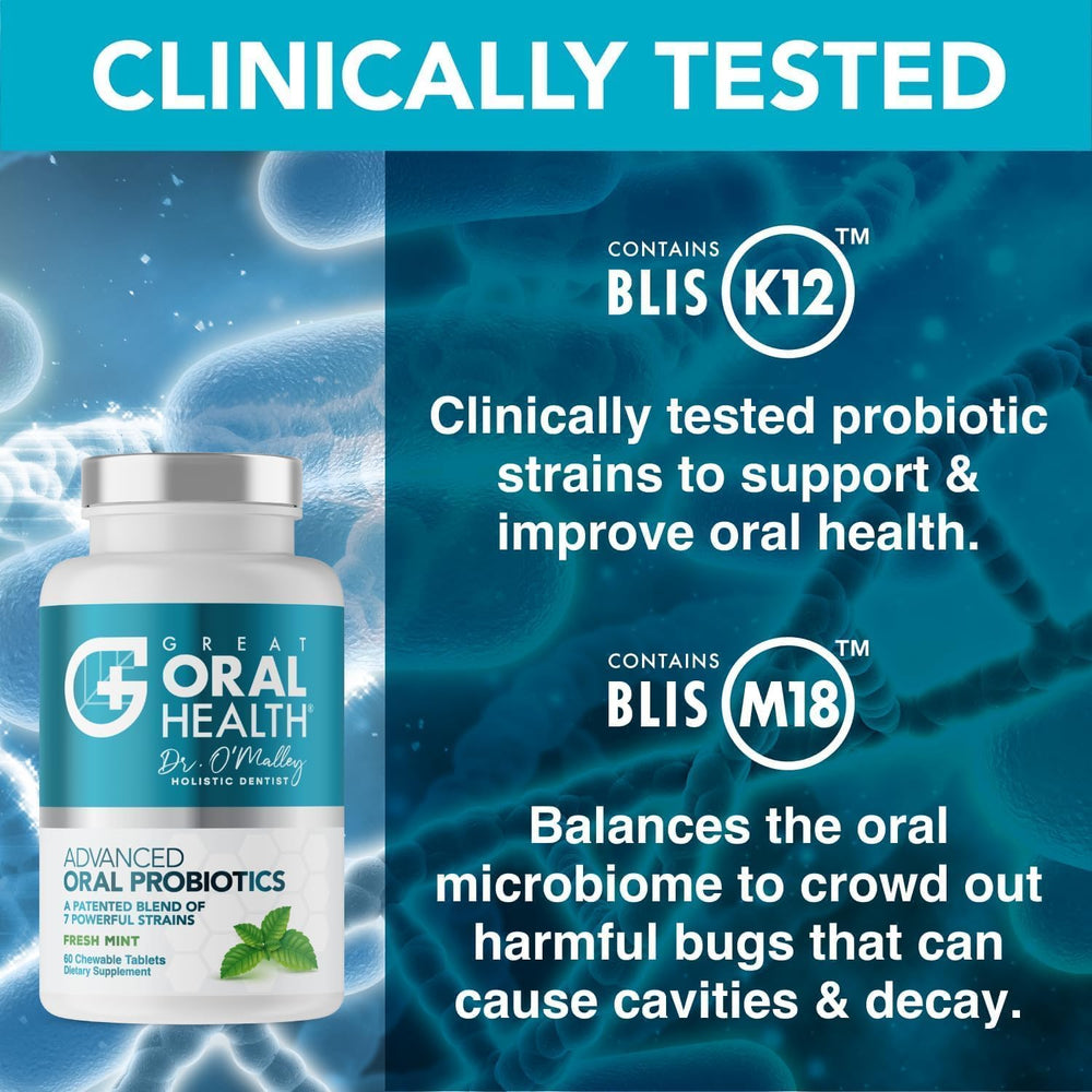 Great Oral Health gluten-free vegan formula suitable for sensitive diets.
