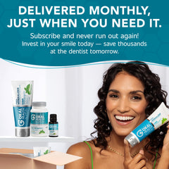 Great Oral Health sensory naturally flavored formula enhances daily brushing.
