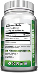 GreeNatr bottle with capsules poured for easy daily use.