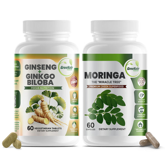 GreeNatr bundle bottle front view illustrating energy-support capsules for daily use.