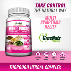 GreeNatr dong quai ingredient label indicates plant-based hormone balance support.