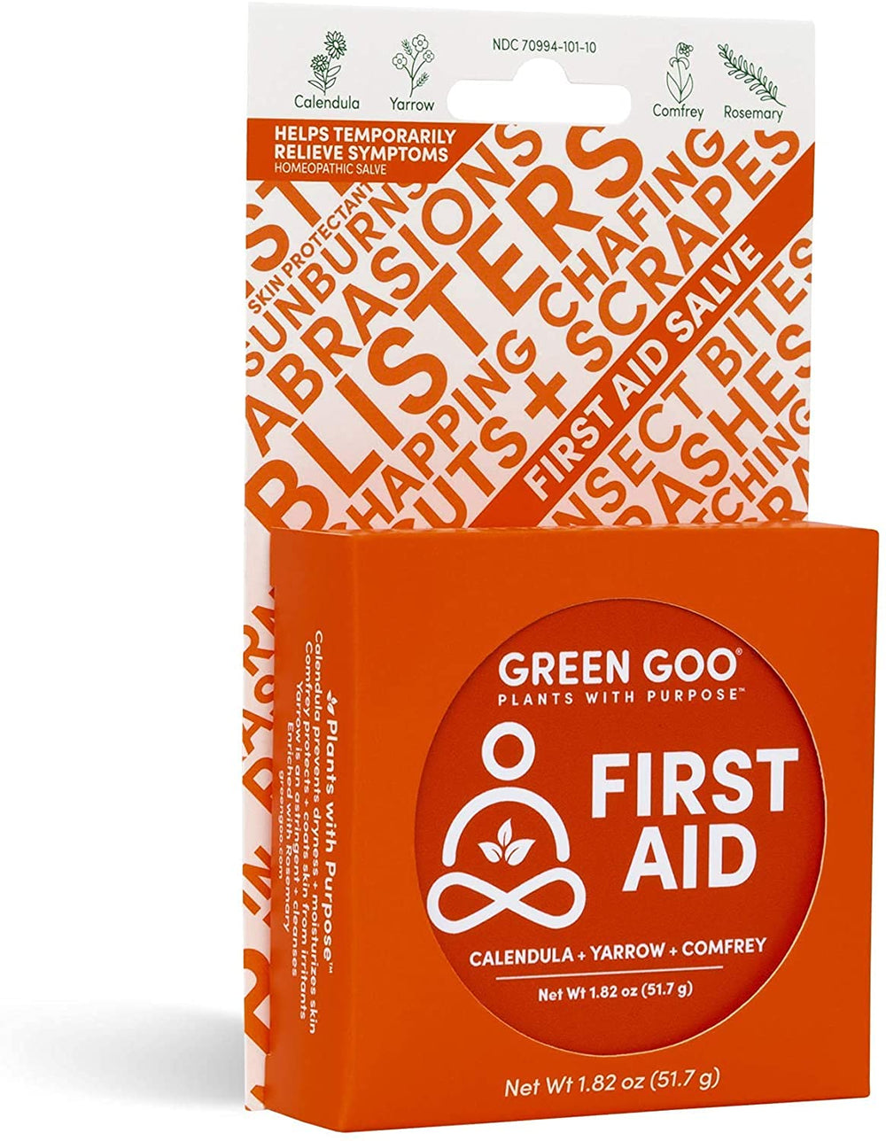 Green Goo plant-based-first-aid-salve ideal for on-the-go care