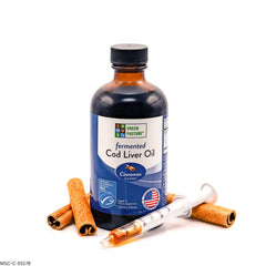 Green Pasture fermented cod liver liquid pouring spout enables easy dosing