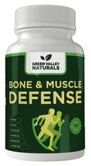 Green Valley Naturals Bone Defense bottle signaling joint support for active lifestyles.