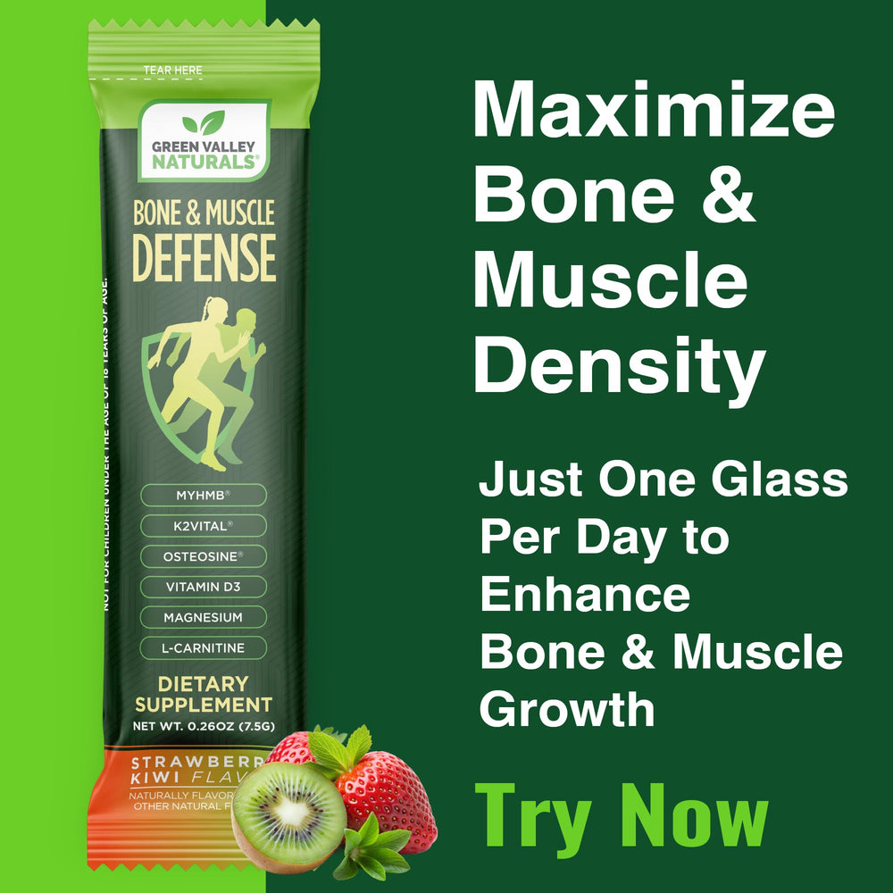 Men and women using Green Valley Naturals Bone & Muscle Defense for daily strength.