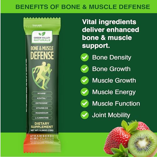 Bone & Muscle Defense mixed with water for a quick amino boost by Green Valley Naturals.
