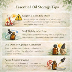 GreenHealth American-made UV-resistant jug storage for bulk peppermint oil.