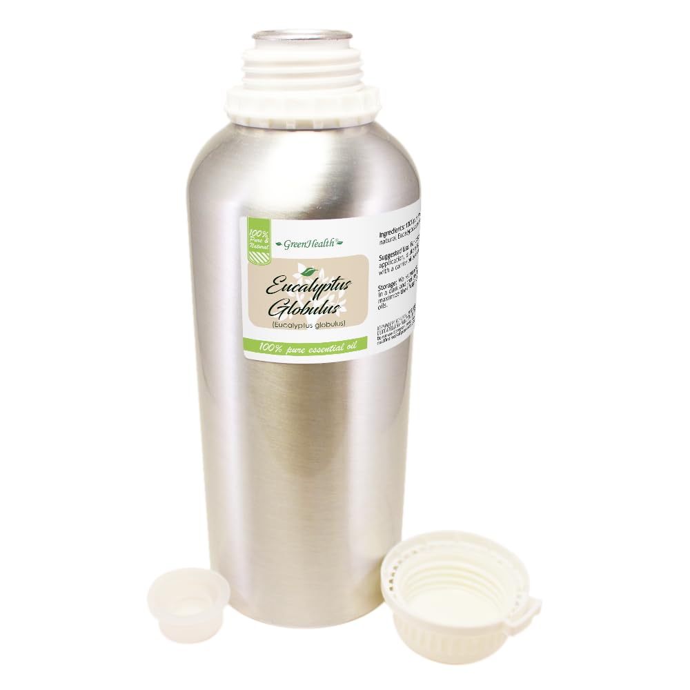 GreenHealth eucalyptus oil in diffuser use—crisp aroma for refreshing spaces.