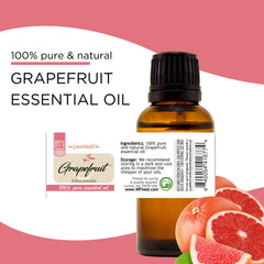 GreenHealth grapefruit aromatherapy diffuser use, uplifting citrus notes for mood.
