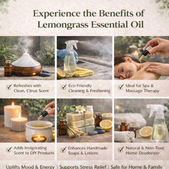 GreenHealth Lemongrass Oil aluminum bottle – UV protection preserves aroma.
