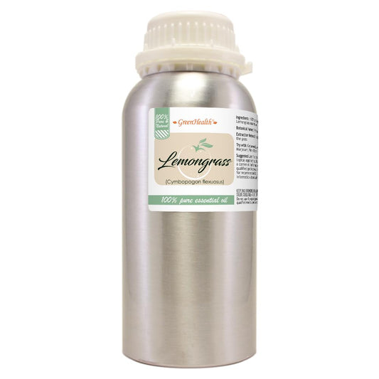 GreenHealth Lemongrass Oil bottle – durable container for pure oil storage.