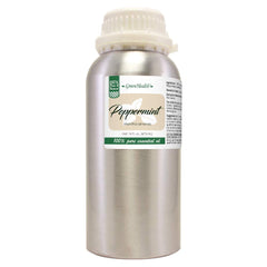 GreenHealth Peppermint Oil bottle-uncut delivers strong aroma for diffusers and DIY projects.