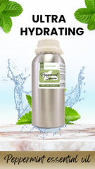 GreenHealth peppermint oil bottle in diffuser setup, highlighting versatility in home care.