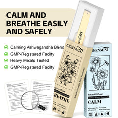 GreenMIST diffuser pen in use during calm daily moments