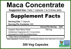 GreenPacks Maca Root Concentrate capsules being poured for daily use