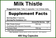GreenPacks Milk Thistle Extract capsules close-up for easy daily supplementation.