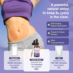 GREENPEOPLE All-in-one liquid drops with dropper in focus for flexible dosing.