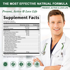 GREENPEOPLE berberine capsules in a sleek bottle, emphasizing fast absorption
