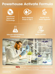 GREENPEOPLE berberine HCl capsules closeup highlighting high absorption potential.