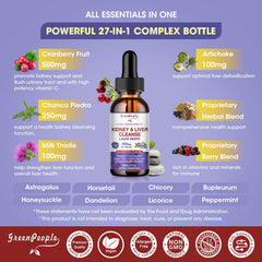 GREENPEOPLE Cranberry extract bottle emphasizes 20:1 potency for potent support.