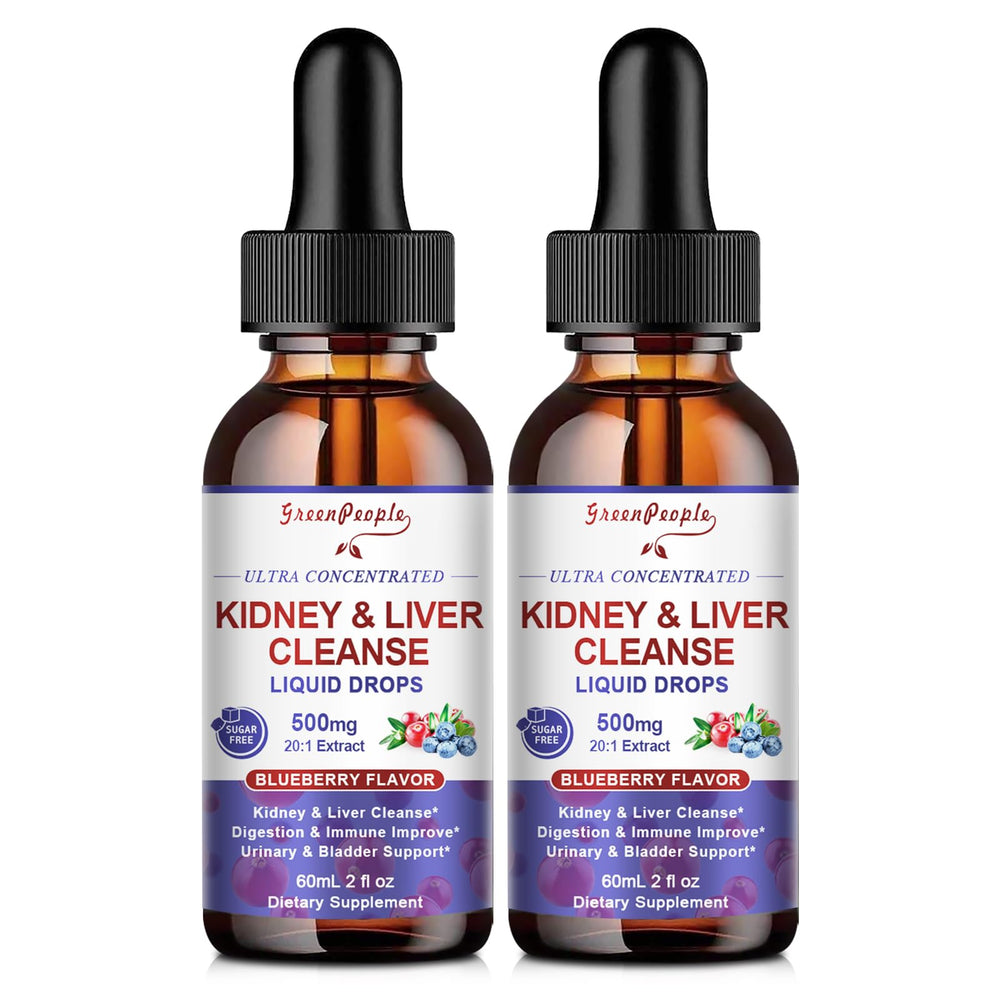 GreenPeople Kidney Cleanse bottle front, compact detox option for daily wellness.