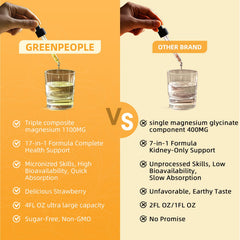 GREENPEOPLE pineapple-flavored drops added to drinks for convenient daily use.