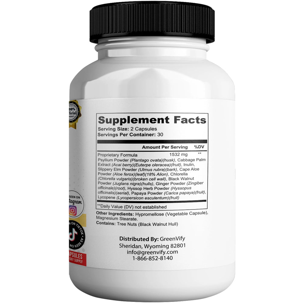 Natural ingredients emphasis on GREENVIFY Balloon Lean Max packaging.