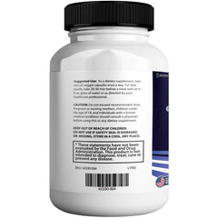 GREENVIFY FlowForce Max Extra bottle back with supplement facts.