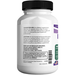GreenVify NervoLyn Max bottle label highlights vegan, gluten-free benefits for mindful supplementation.