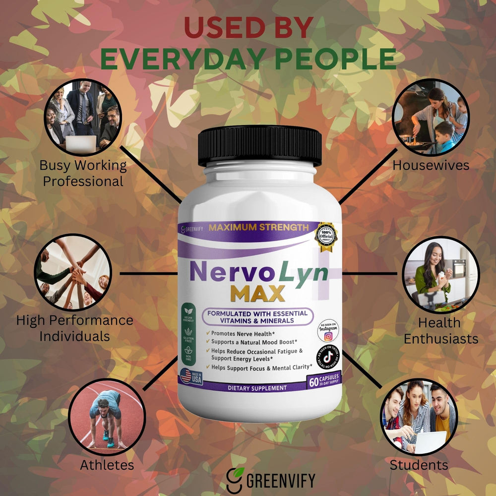 GreenVify NervoLyn Max daily-use scene inspires routine supplementation.