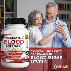 GREENVIFY Pressure X bottle closeup showing premium packaging for everyday vitality.