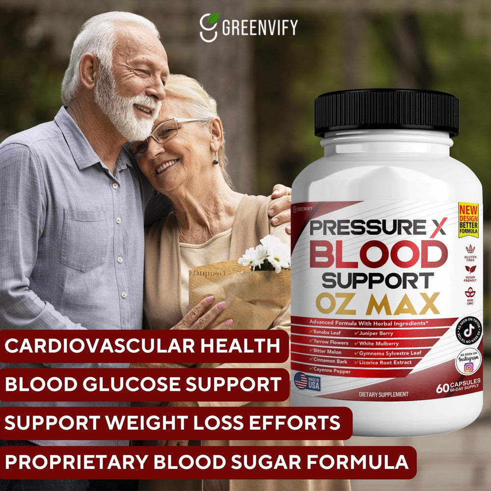 GREENVIFY Pressure X heart health formula is a premium blend for ongoing wellness support.