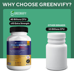 Greenvify ProviaDenta Gold Max daily-use capsule supports routine oral care