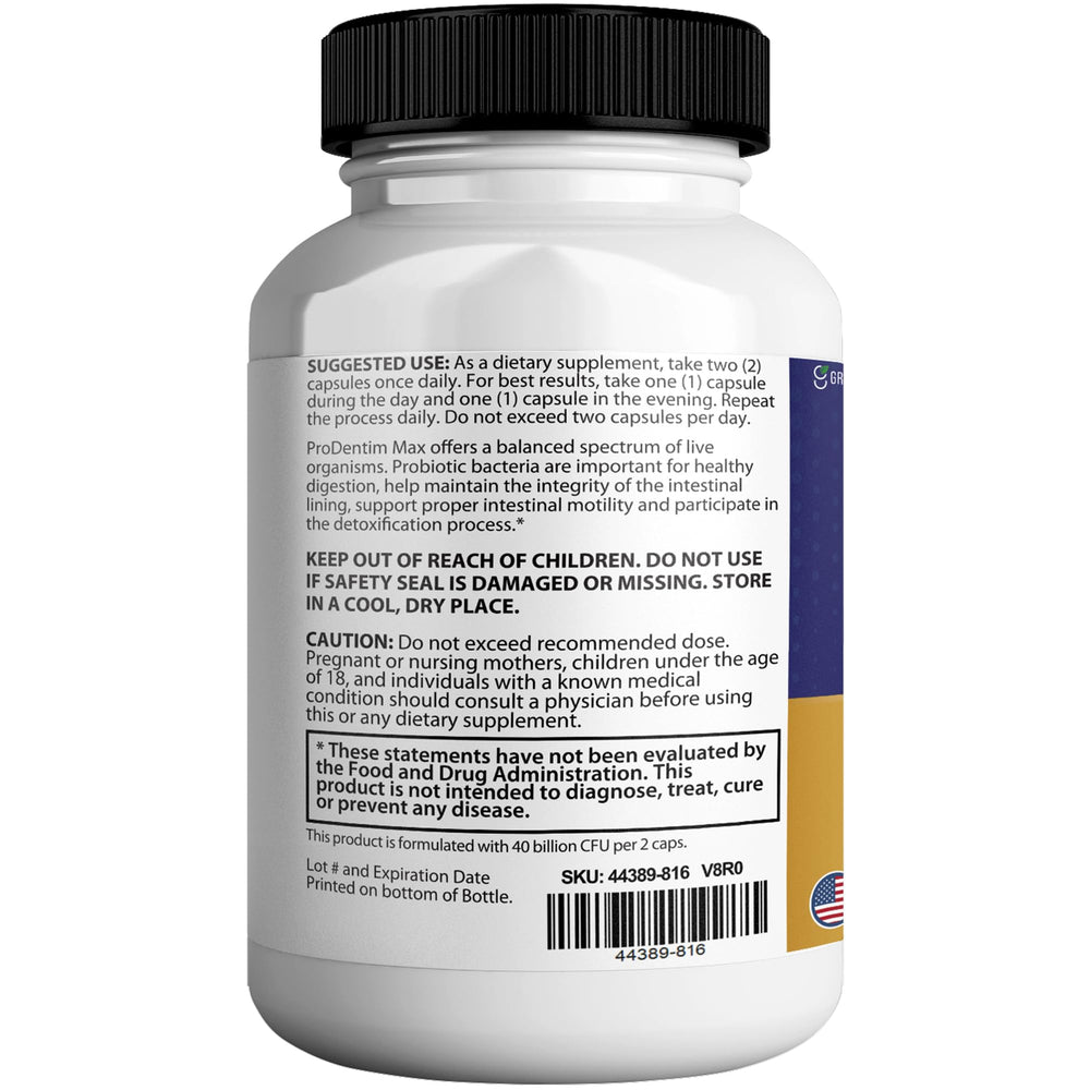 Greenvify ProviaDenta Gold Max bottle emphasizing oral health support